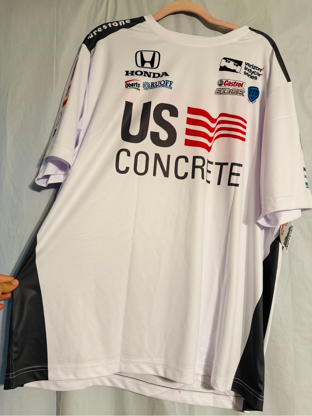 NWT Marco Andretti #98 US Concrete INDYCAR Racing Jersey Shirt XL 2018 Honda
